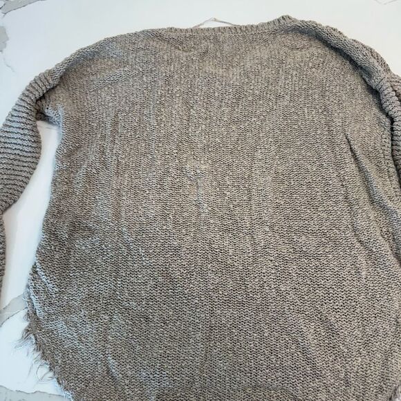 Women's Cable Knit Sweater - Beige - Picture 2 of 7